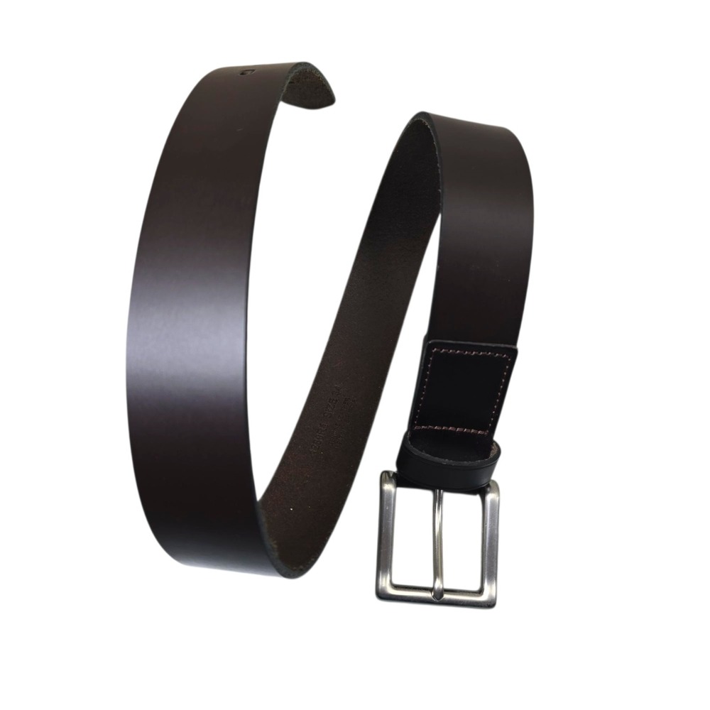 Genuine Leather Brown Belt‎ Men's Size 34 Dark Belt